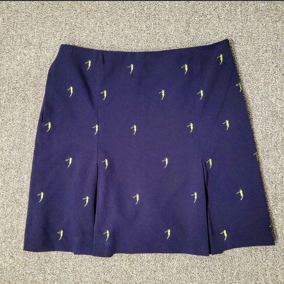 EP Pro Navy Skort with Green Embroidery - Picture 1 of 5